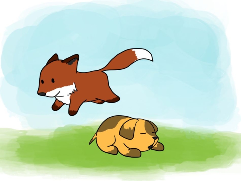 The quick brown fox jumps over the lazy dog by Bayu Setiyawan on Dribbble