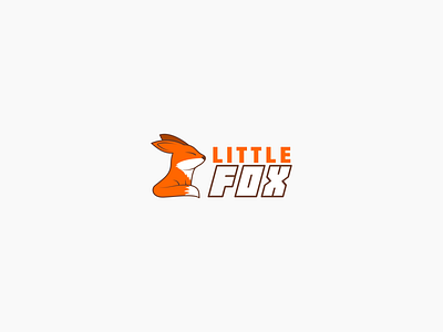 Little FOX Logo design illustration logo