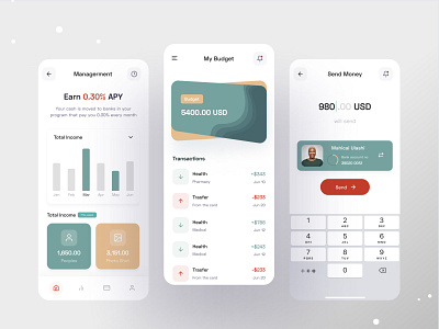 Finance: Mobile banking app app appdesign bank app banking banking app budget clean ui concept fintech app mobile mobile app design mobile ui mobileapp service twinkle uiux