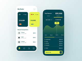 Finance Mobile Banking App by Twinkle on Dribbble