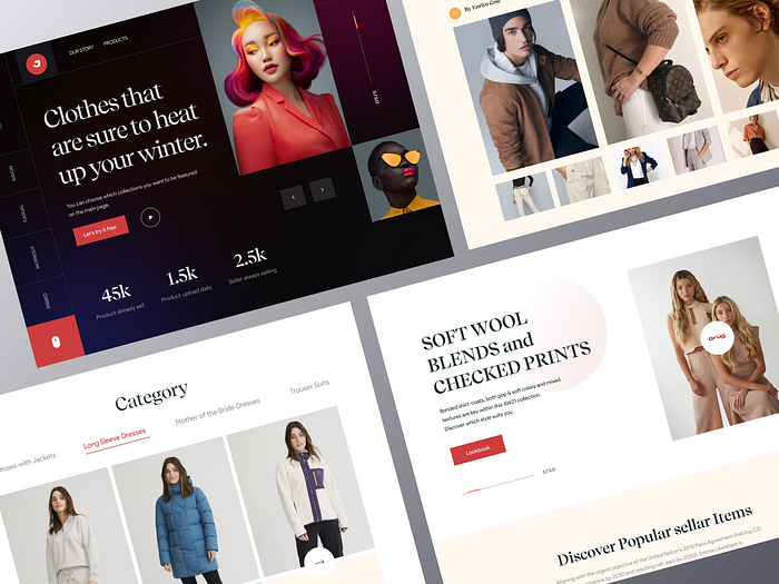 Modern Ecommerce Web Exploration 🔥🔥 by Twinkle on Dribbble
