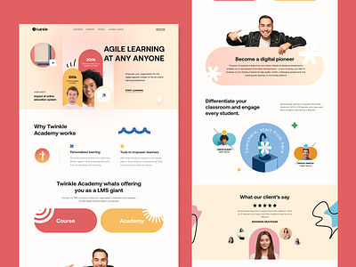 Twinkle - Online Education Web Exploration 🔥🔥