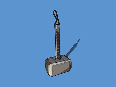 Mjölnir avenger design flat god hammer illustration marvel marvel comics marvel studios marvelcomics minimal mjolnir mythology norse norse mythology super hero superhero thor thor ragnarok vector