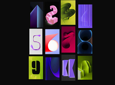 neon font numbers paper 3d app bright calendar challenge colorful font font awesome font design graphic graphicdesign like neon new number paper photo