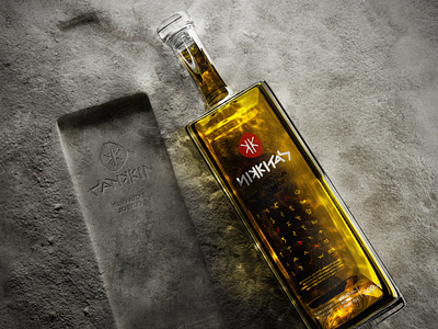 glass 3D olive oil