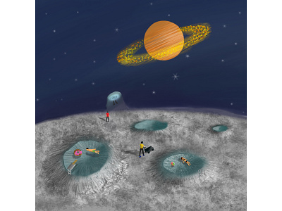 Planets - 2 design graphic design