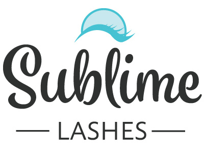 Sublime Lashes Logo design illustration logo