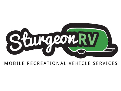 Sturgeon RV logo design illustration logo