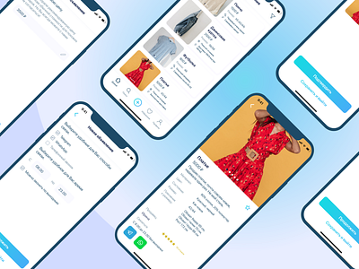 Mobile App for selling used clothes by Nadia on Dribbble