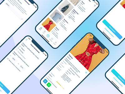 Mobile App for selling used clothes app design interface ios mobile ui ux