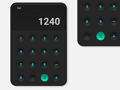 Calculator [ Daily UI ] calculator daily ui design illustration minimal store ui web design