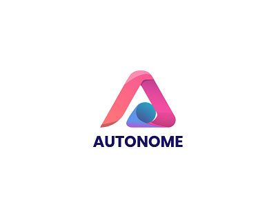 AUTONOME a logo design flat graphic design graphicdesign illustration letter logo logotype vector