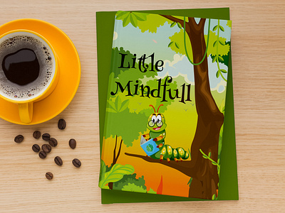 Little Mindful Kids Illustration Book Design natural