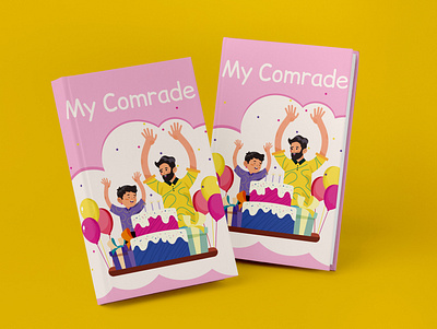 My Comrade Kids Illustration Book Design fathers day