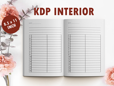 Activity Journal Note Book KDP Interior activity book journal book printables