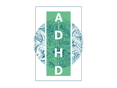 ADHD - Poster adhd adobe adobe illustrator grafic grafic design grafik illustration illustrator poster print