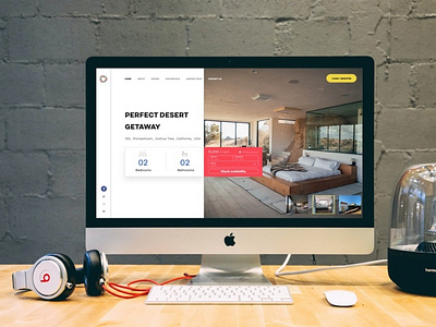 Booking Website Design - Home Page