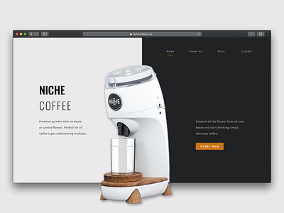 Landing Page Concept coffee daily 100 challenge daily challange daily ui dailyui figma landingpage product launch