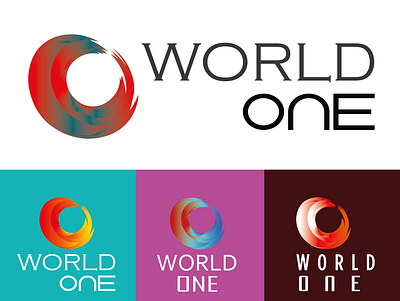 world one logo brand brandidentity branding company logo corporatelogo design logo minimal web websitelogo
