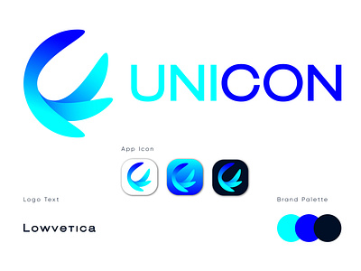 Unicon Logo Design app app design brandidentity branding business icon identity logo logodesign logomark logotype modern