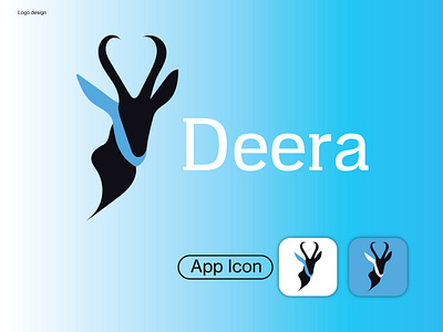 Deer Logo app app icon brand agency brandidentity branding deer illustration deer logo identity logo