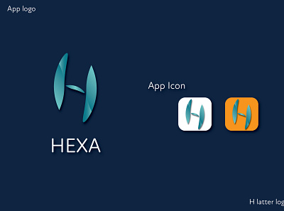 H Latter Logo app app design app icon app logo branding h letter logo identity latter logo latter mark logo websitelogo