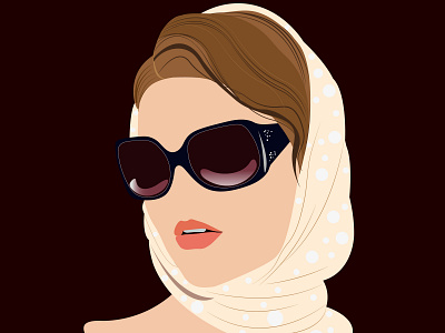 face🌸 adobe illustrator glasses graphic graphic design illustraion illustration image lips portrait vector