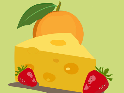 fruit adobe illustrator design fruit graphic graphic design illustraion illustration vector