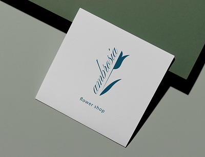 Logo for a flower shop adobe illustrator branding design graphic graphic design logo logodesign vector