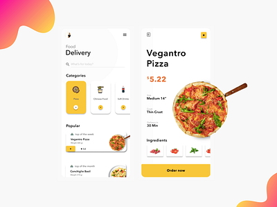 Food Delivery | mobile app app design branding food food app food delivery food delivery app mobile app mobile app design mobile ui ui ui design ux