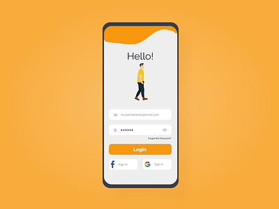 Login app daily ui dailyuichallenge design login login page minimal ui uiux ux uxdesign uxui