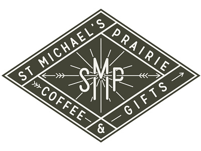 SMP Logo badge campy church coffee diamond missouri mo restoration smp st jo st joseph vintage