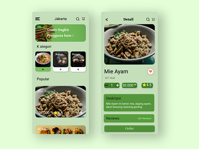 Food Delivery App app design icon mobile typography ui ux