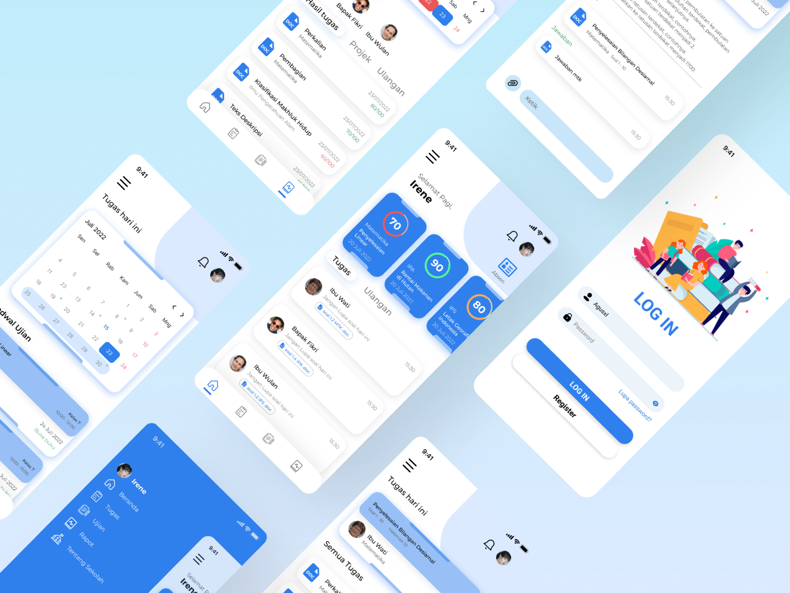 SCHOOL APP by Raka Maulana Akbar on Dribbble