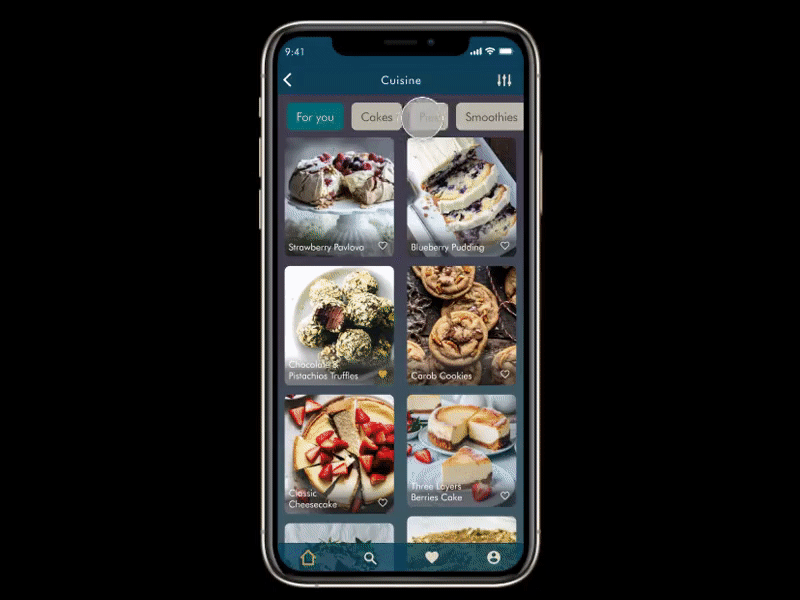 Food App Recipe app argentina design figma food ios recipe ui ux web