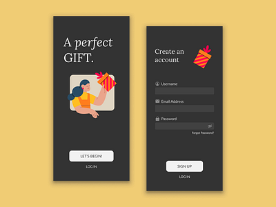 Sign up | Daily UI 01 account app argentina dailyuichallenge design figma gifts ilustration log in sign up ui ux vector