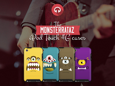 The Monsterrataz iPod Touch 4G cases promo creature greece ipod monster monsterrataz promo