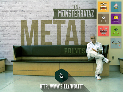 The Monsterrataz Metal Prints ad creature greece metal monster monsterrataz print promo