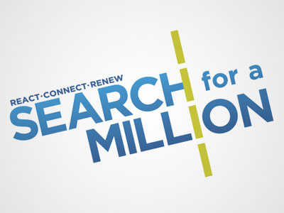 Search For A Million connect energy gotham markers million patrick react renew renewable search street tagline terrence