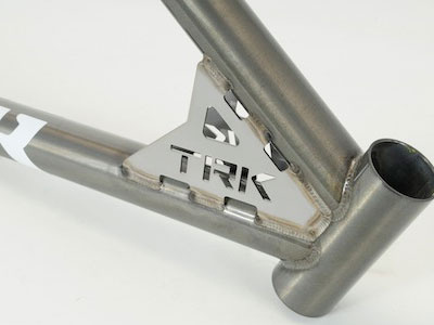 Leader TRK V2.0 and 2.5 Gusset Design bikes cycling downtube fgfs fixed gear gusset headtube leader metal sport steel toptube trk tubing welding