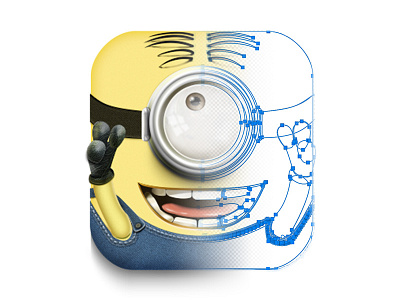 Minions(The works many years ago) animation app checklist icon todo design minions.ps