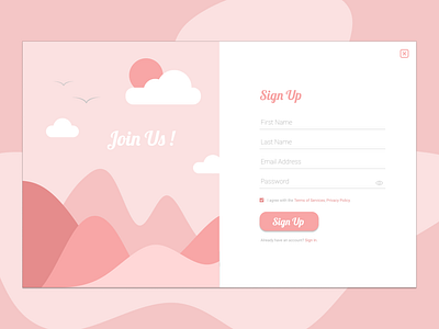 UI Challenge 1: Sign Up