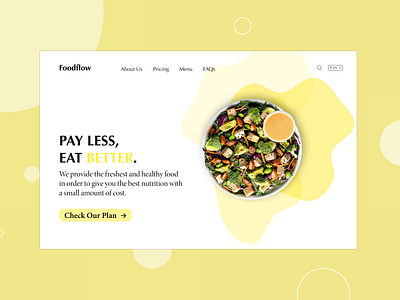 UI Challenge 3: Landing Page dailyui dailyuichallenge figma landingpage ui