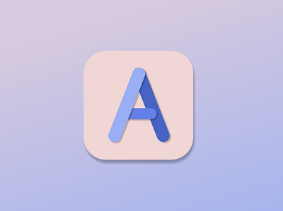 UI Challenge 5: App Icon app icon dailyui dailyuichallenge figma letter a