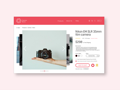 UI Challenge 12: E-Commerce Shop (Single Item)