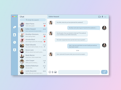 UI Challenge 13: Direct Messaging