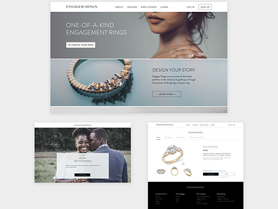 Web Design for Engager Rings