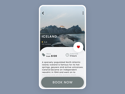 Info Card | Travel App creative dailyuichallenge design designinspiration hireme minimal ui uidesign uidesigner userinterfacedesign