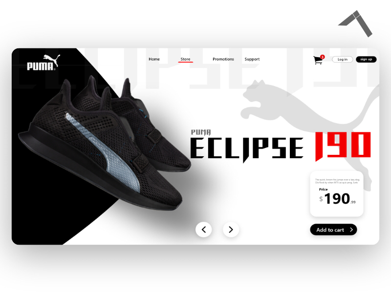 Puma Store redesign. by Aaron West on Dribbble