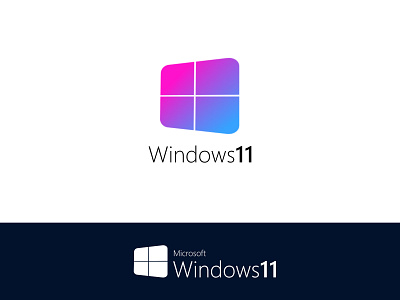 Windows11 concept logo branding computer logo logos microsoft minimal tech tech logo technology windows